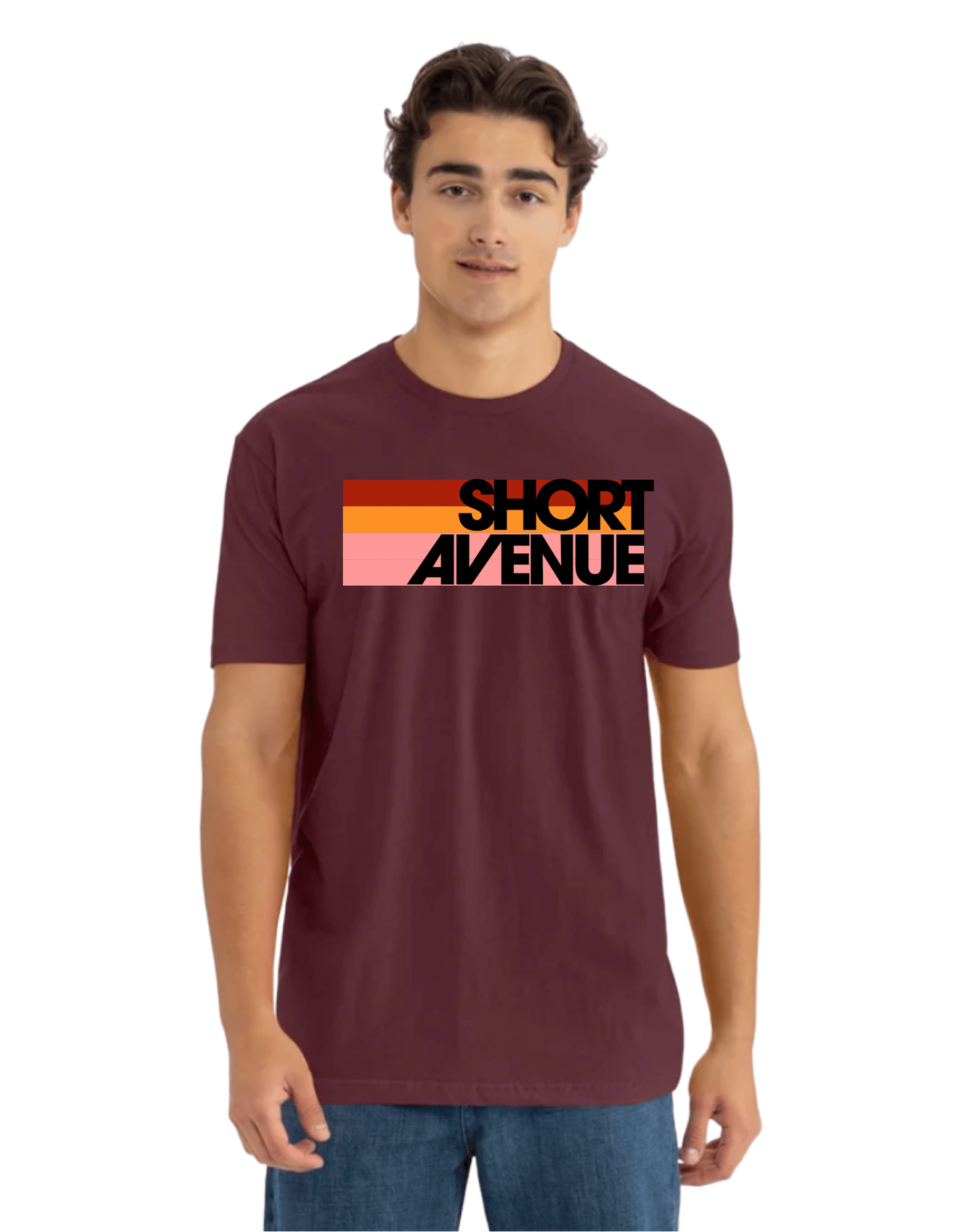 RETRO SHORT AVE (ADULT) T-SHIRT 3 DIFFERENT COLORS
