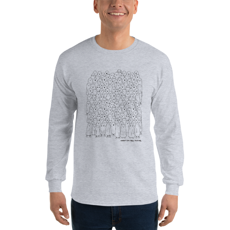 Ghost Adult Long Sleeve T Shirt